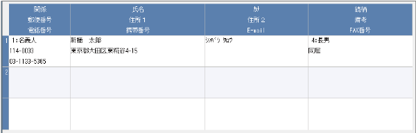 家族情報も登録可能なので、お客様の世代管理に役立てることができます。