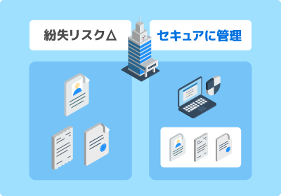 情報の流出を防止