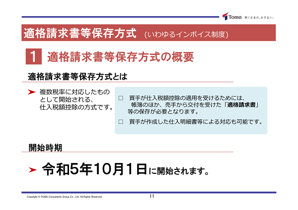 適格請求書等保存方式とは